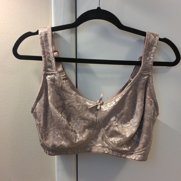 Comfortchoice Floral Lace Bra (no underwire or padding) EUC 38DD - Picture 1 of 12